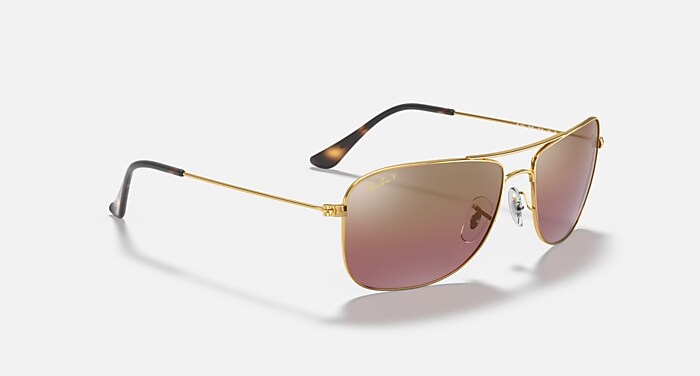 RB3543 POLARIZED+ LENSES Polarized Sunglasses in Arista Gold and