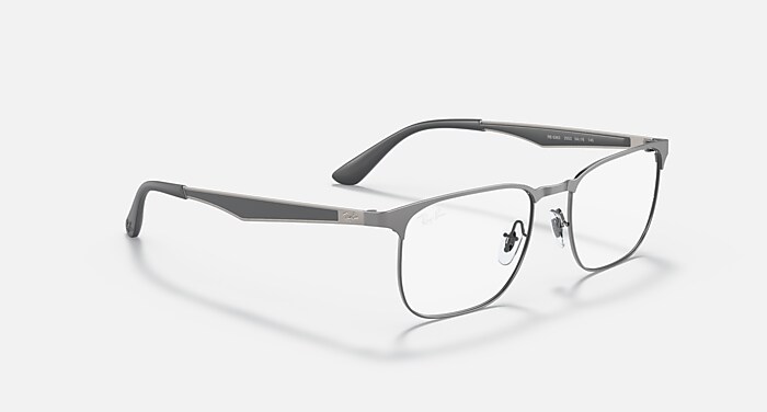RB6363 OPTICS メガネ ガンメタル と クリア (54-18) - RB6363