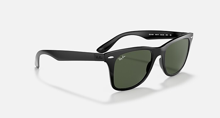 WAYFARER LITEFORCE サングラス ブラック と グリーン定番 (52-20