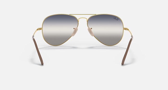 RB3689 BI-GRADIENT Sunglasses in Arista Gold and Blue/Grey