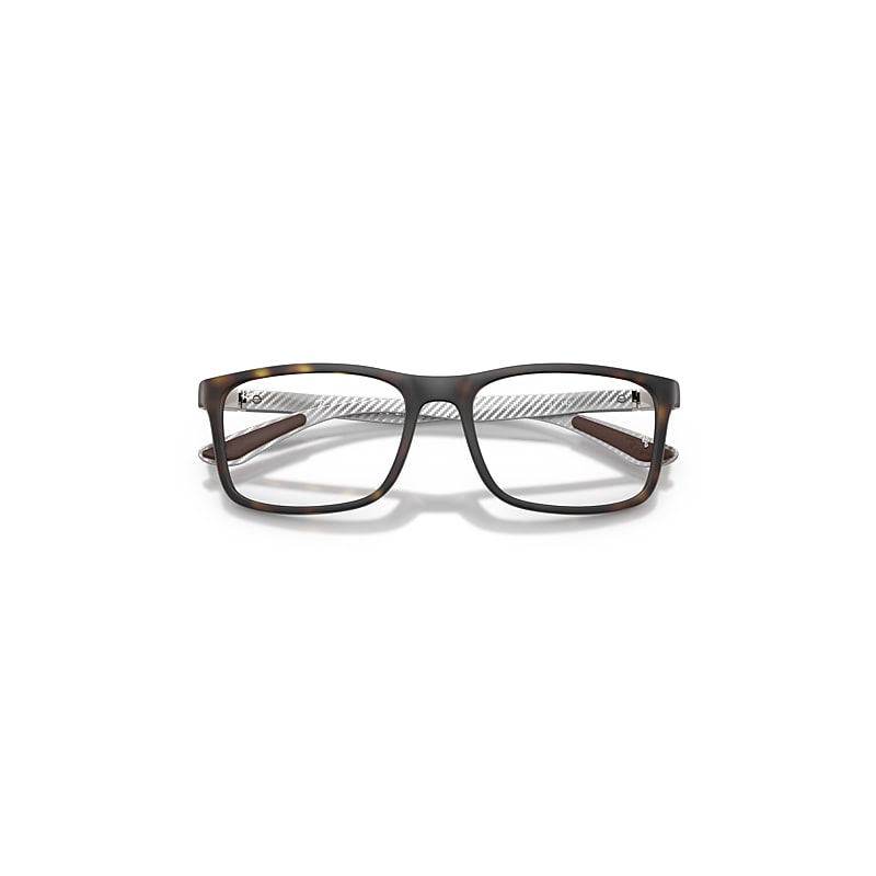 Ray-Ban Rb8908 Optics Optical Matte Gunmetal Frame Clear Lenses Polarized 53-18