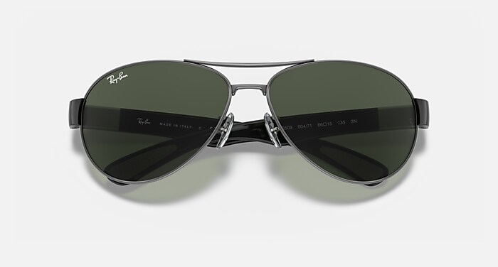 RB3509 Sunglasses in Gunmetal and Green (63-15) - RB3509 | Ray-Ban