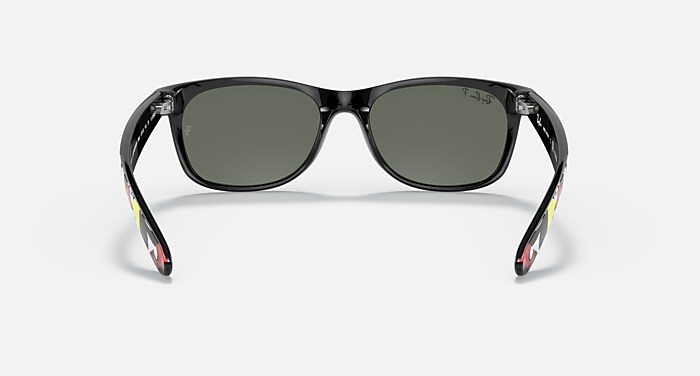 RB2132 MICKEY J19 Polarized Sunglasses in Black and G-15 Green