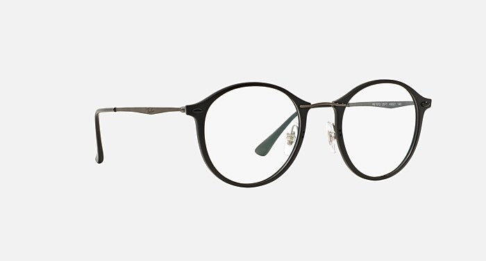 RB7073 OPTICS Polarized Eyeglasses with Black and Demo Lens (49-21