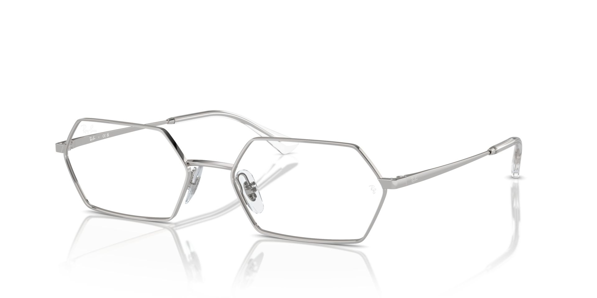 YEVI OPTICS Eyeglasses with Silver and Clear (56-18) - RB6528