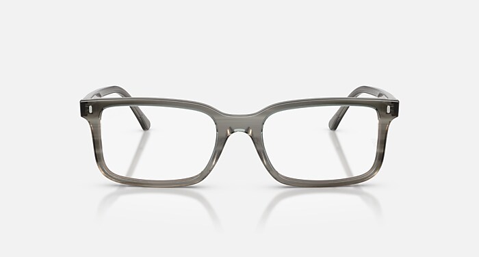 RB5445 OPTICS Eyeglasses with Striped Grey and Clear (54-19