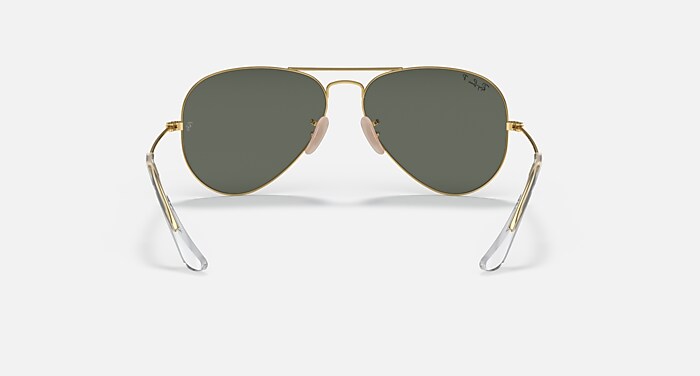 AVIATOR SOLID GOLD ポラライズド（偏光） サングラス ゴールド と G