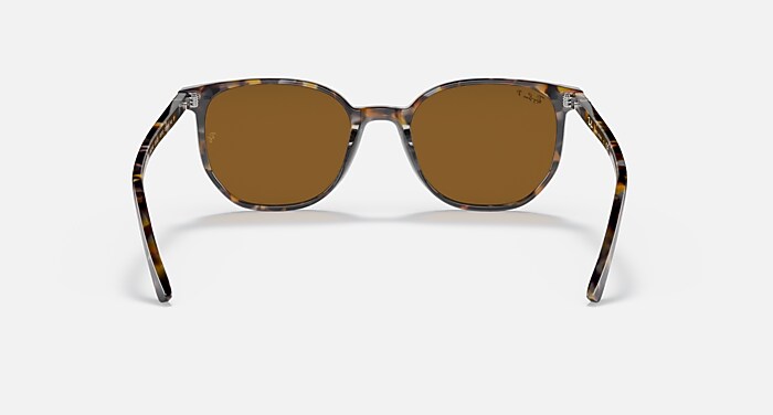 ELLIOT Polarized Sunglasses in Havana Brown Grey and Brown
