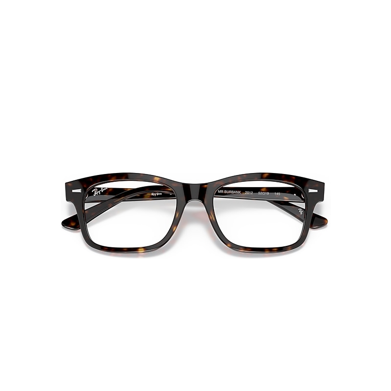 Ray-Ban Burbank Optics Eyeglasses Havana Frame Clear Lenses Polarized 52-19