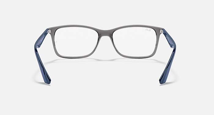 RB7047 OPTICS Polarized Eyeglasses with Transparent Grey and Clear