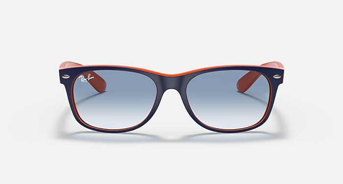 NEW WAYFARER COLOR MIX Sunglasses in Blue On Orange and Light Blue