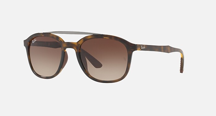 RB4290F Sunglasses in Havana and Brown Gradient (53-21) - RB4290F