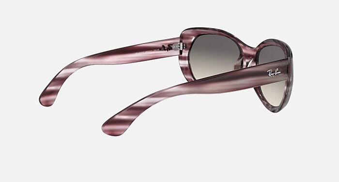 RB4325 Sunglasses in Striped Bordeaux Havana and Grey Gradient