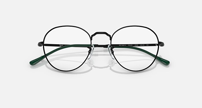 ROUND METAL OPTICS II Eyeglasses with Black and Clear (49-20