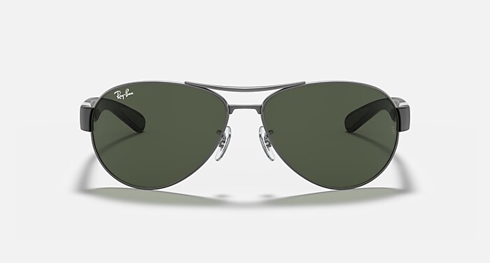 RB3509 Sunglasses in Gunmetal and Green (63-15) - RB3509 | Ray-Ban