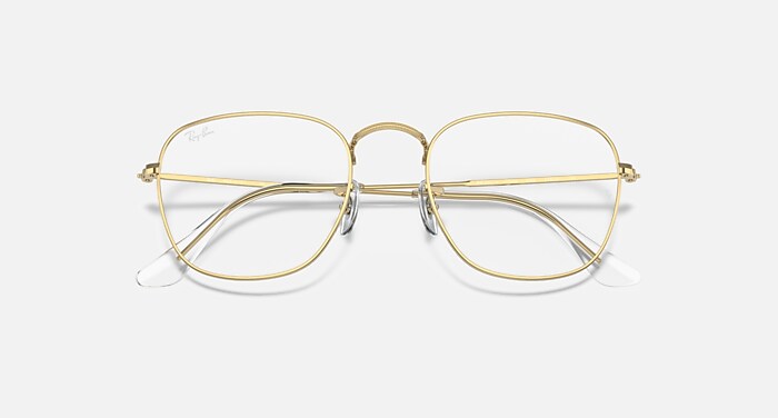 FRANK OPTICS ポラライズド（偏光） メガネ ゴールド と クリア (51-20