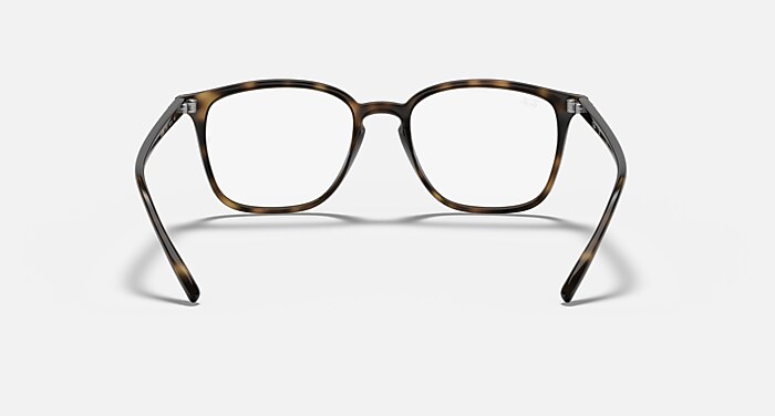 Ray-Ban RB 7185F ブラック PCメガネ レイバン公式ストア】 Ray-Ban® RB7185 メガネ | ハバナ フレーム - RB7185