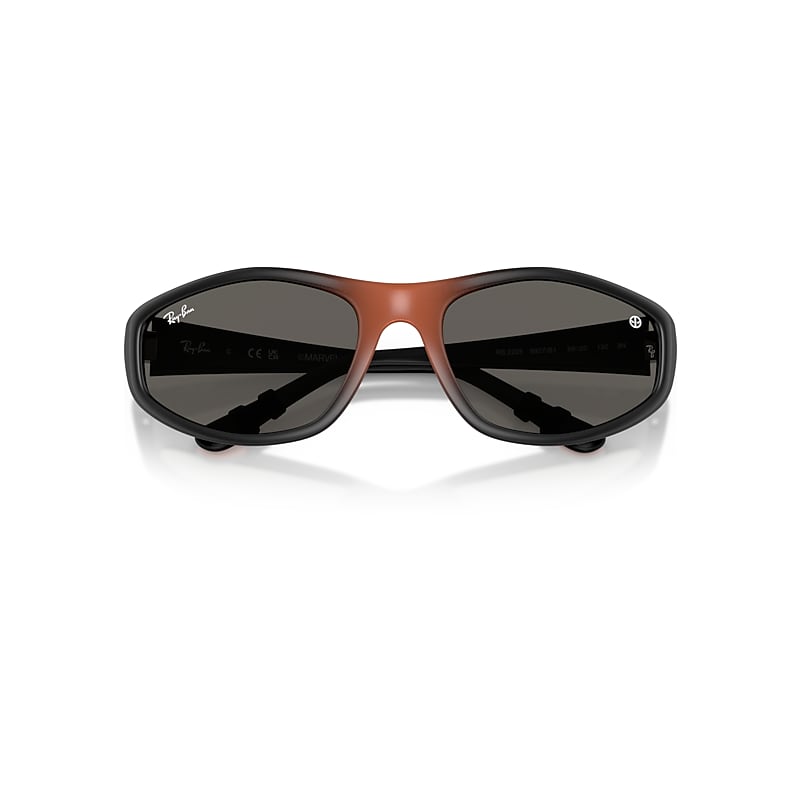 Ray-Ban Ray-Ban Marvel© -  deadpool Rb2228 Sunglasses Black Frame Grey Lenses 59-20
