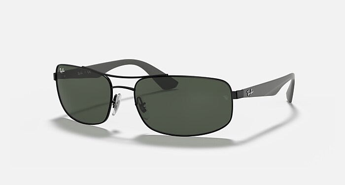 レイページ① RB3527 Sunglasses in Black and Green (61-17) - RB3527 | Ray-Ban® EU