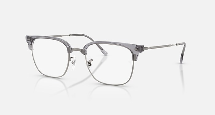 NEW CLUBMASTER OPTICS Eyeglasses with Grey On Gunmetal Frame