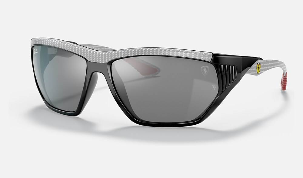 RB8359M SCUDERIA FERRARI COLLECTION Sunglasses in Black and Grey