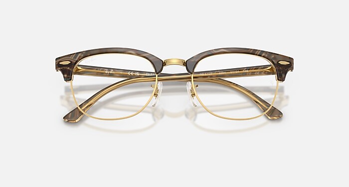 CLUBMASTER OPTICS CHANGE Eyeglasses with Photo Waves Brown and