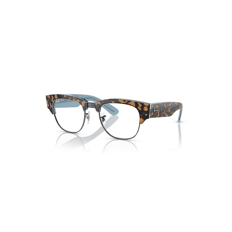 Ray - Ban Unisex Transparent Ray - Ban Rx0316v Mega Clubmaster 5883 Optical Frames Acetate Turtle Squared Normal - Image 2