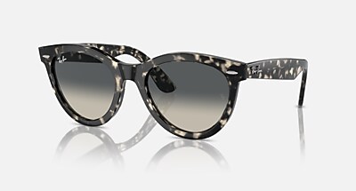 WAYFARER WAY ポラライズド（偏光） サングラス ストライプハバナ と