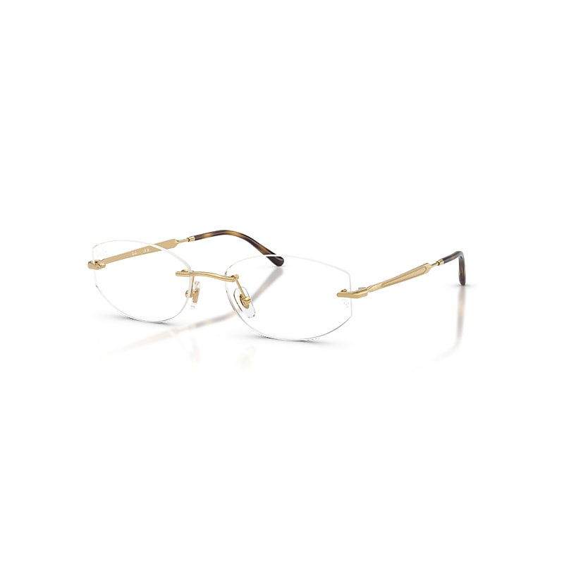 Ray-Ban , Glasses, Unisex, Yellow, 55 Mm, Rx3768v Optical Frame - Image 4