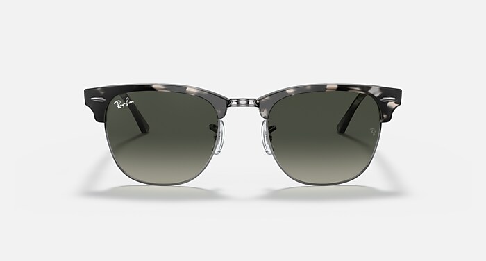 Ray-Ban RB 3016 CLUBMASTER サングラス グレーフレーム CLUBMASTER FLECK Sunglasses in Grey Havana and Grey Gradient (49