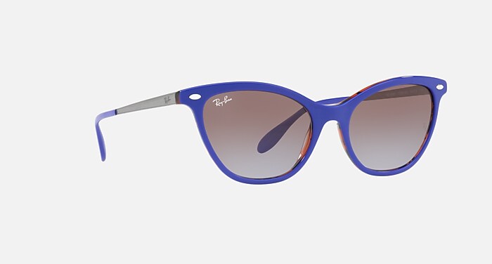 RB4360 Sunglasses in Blue and Violet Gradient Brown (54-18