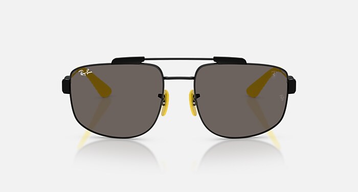 RB3789M SCUDERIA FERRARI COLLECTION Sunglasses in Black and Dark