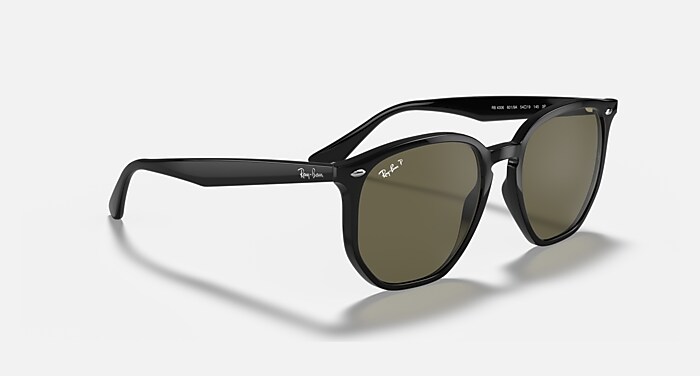 RB4306 Polarizados Lentes de sol en Negro y G-15 Verde Polarizado