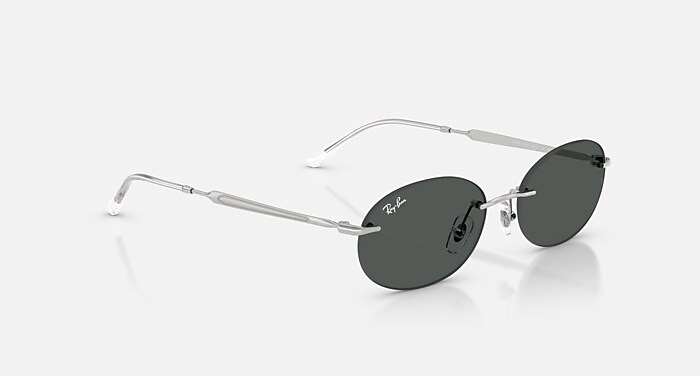 Ray-Ban Rimless Silver Oval Sunglasses 26887776_56862834_600.jpg main image 2