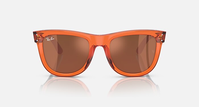 WAYFARER REVERSE Sunglasses in Transparent Orange and Copper (50