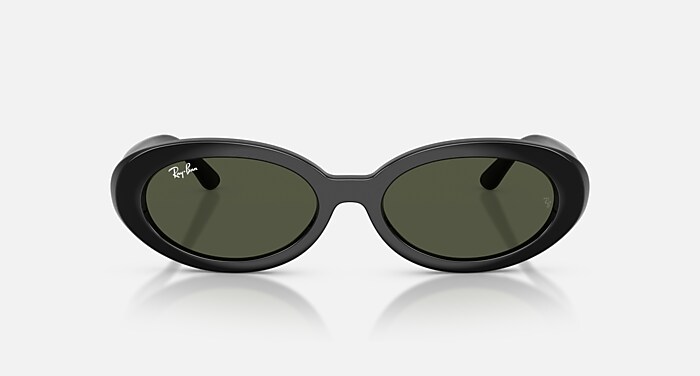 Ray-Ban RB2223F レイバン オーバル Rb2223 サングラス RB2223 Sunglasses in Black and Green (54-19) - RB2223F | Ray-Ban® US