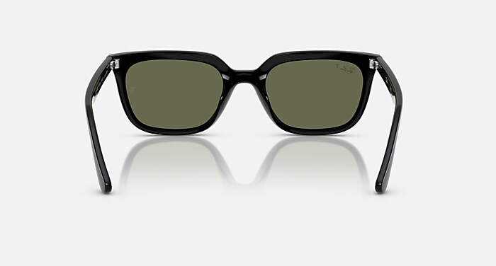 RB4439D Sunglasses in Black and Dark Green Polarized - RB4439D