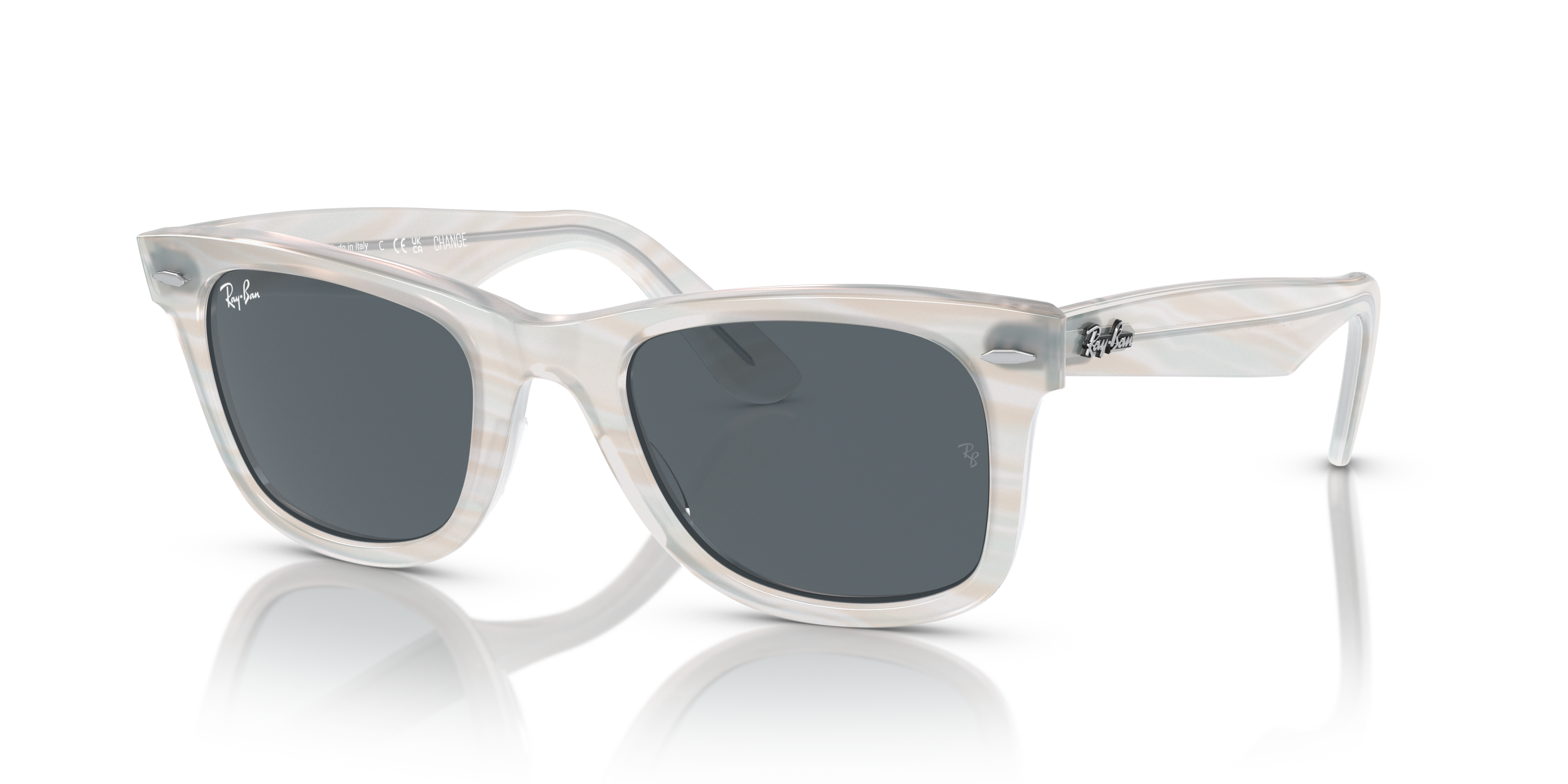 ORIGINAL WAYFARER CHANGE Sunglasses in Photo Striped Light Blue