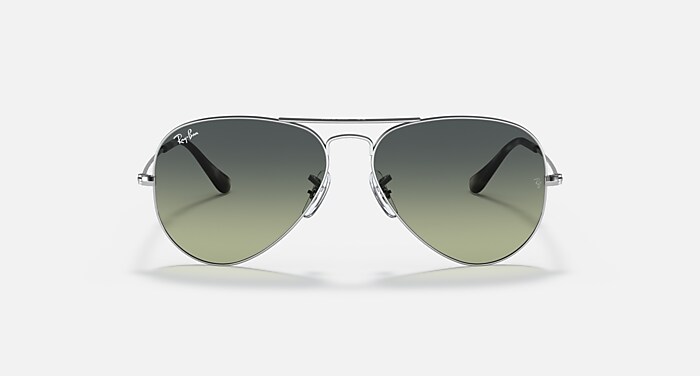 AVIATOR @COLLECTION Sunglasses in Silver and Green /Blue  display picture 3