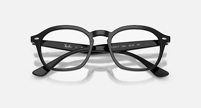 RB5451 OPTICS Eyeglasses with Black and Clear (50-20) - RB5451F