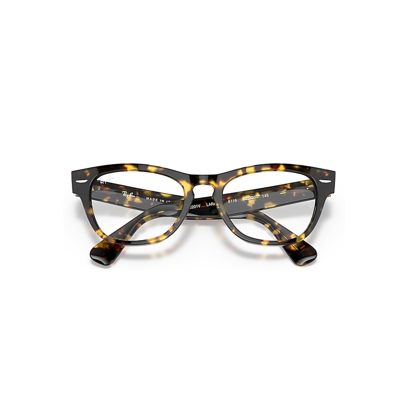 Ray-Ban Laramie Optics Eyeglasses Havana Frame Clear Lenses 54-20