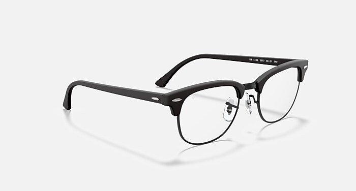 レイバン公式ストア】 Ray-Ban® CLUBMASTER OPTICS メガネ | ブラック