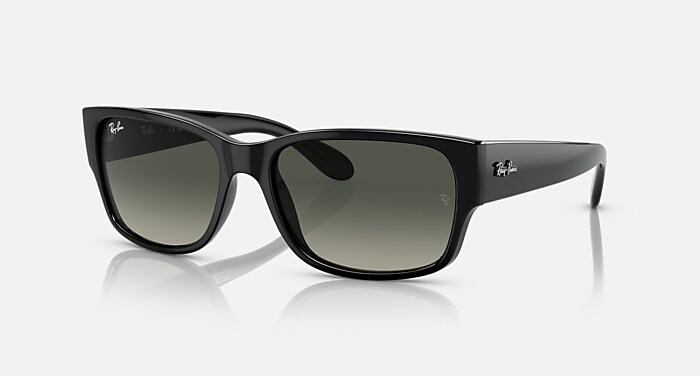RB4379D Sunglasses in Black and Dark Grey (55-19) - RB4379D | Ray