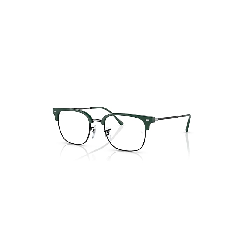 Ray-Ban Eyeglasses Unisex New Clubmaster Optics - Black Frame Clear Lenses Polarized 51-20
