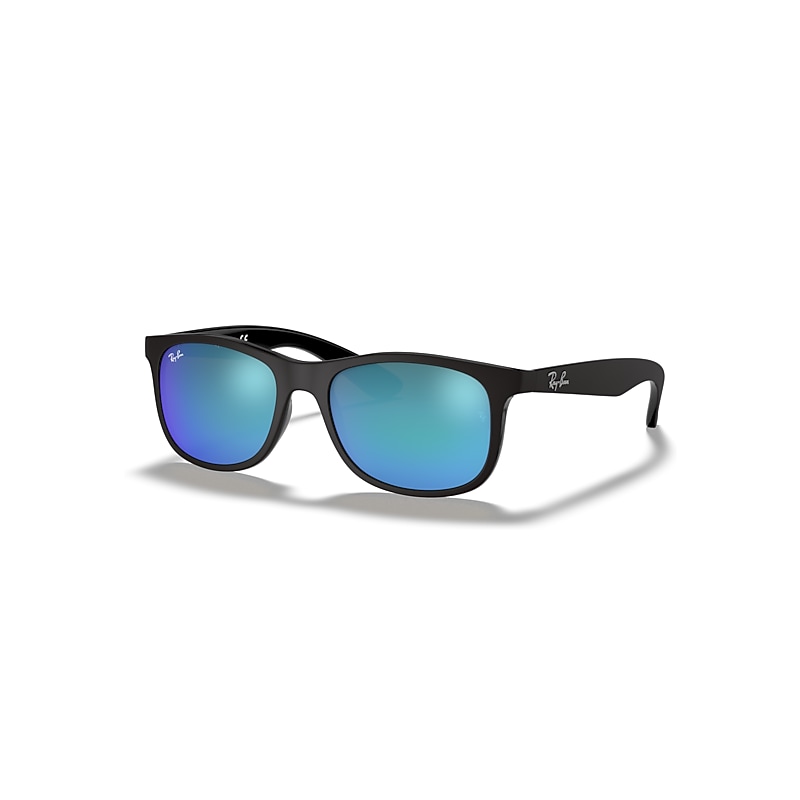 Ray-Ban Sunglasses Kids  Kids - Black Frame Blue Lenses 48-16, RB9062S