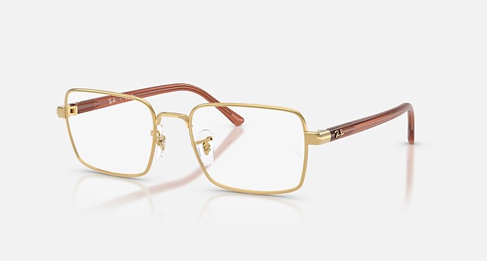 RB3767V OPTICS Eyeglasses with Arista Gold and Clear (50-18