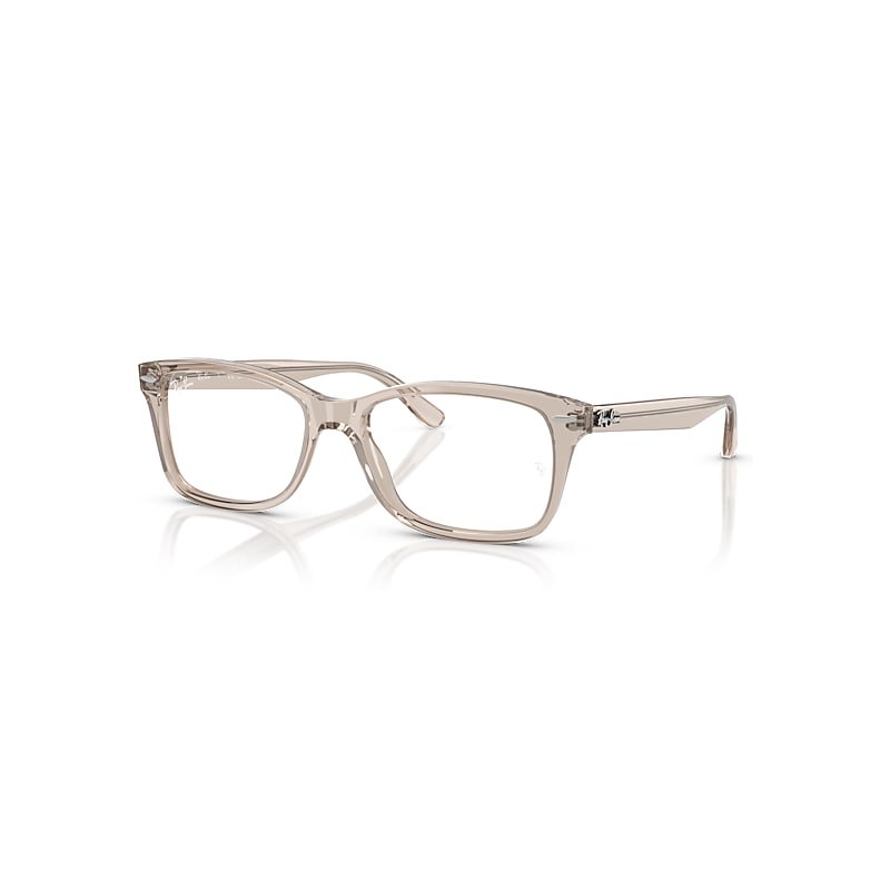 Ray-Ban Eyeglasses   Optics - Transparent Taupe Frame Clear Lenses Polarized 53-17, RB5428