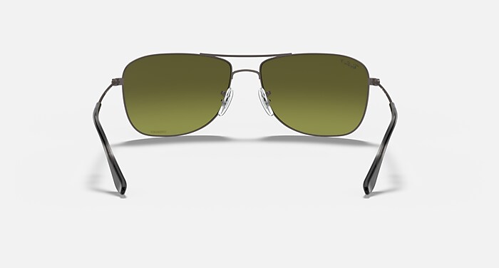 RB3543 POLARIZED+ LENSES Sunglasses in Gunmetal and Green