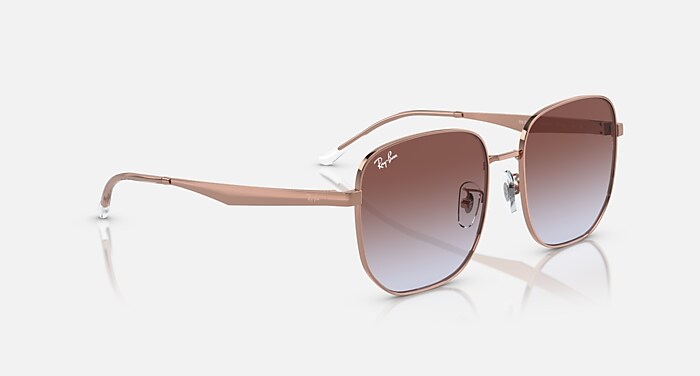 RB3713D Sunglasses in Rose Gold and Violet - RB3713D | Ray-Ban® US