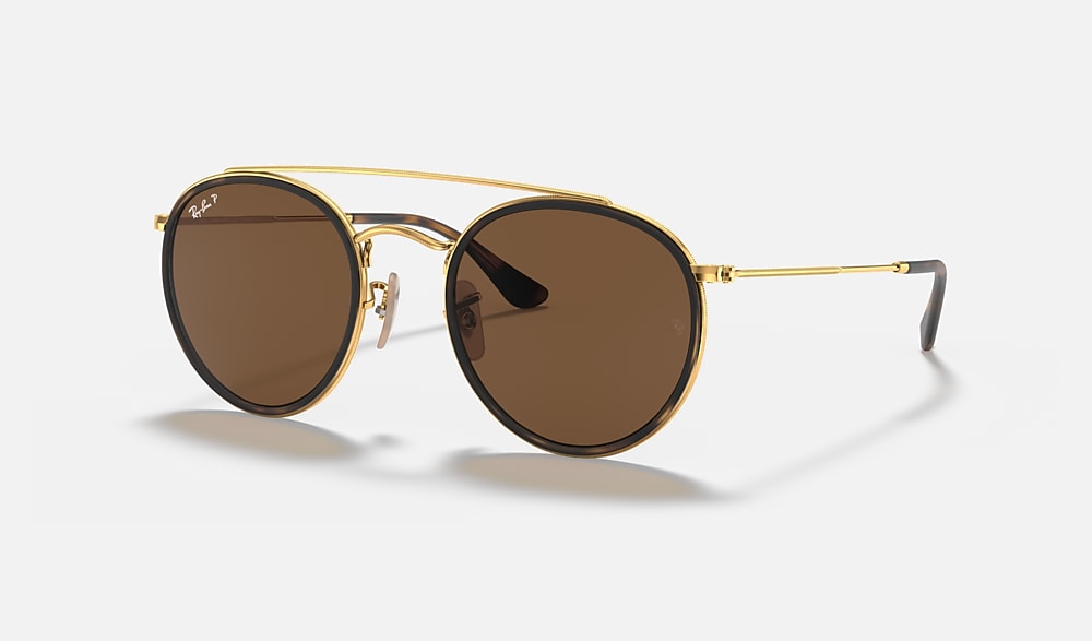 Ray-ban Round Double Bridge Women\'s Sunglasses in Polished Copper Ray-Ban 0RB3765 Sunglasses | Island Water Sports main image 2